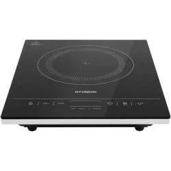 Плита Индукционная Hyundai HYC-0111 черный/серебристый закаленное стекло (настольная)
