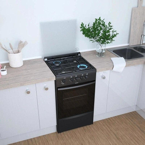 Плита Газовая Darina 1В GM 441 002 At антрацит (стеклянная крышка) реш.сталь