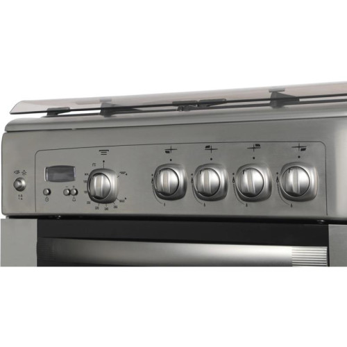 Плита Газовая Gefest 6100-03 0004 нержавеющая сталь (стеклянная крышка) реш.чугун