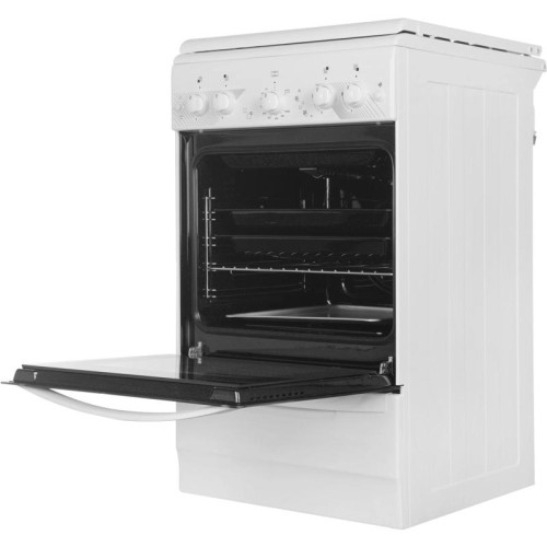 Плита Газовая Gefest ПГ 5100-02 0309 белый (металлическая крышка) реш.чугун