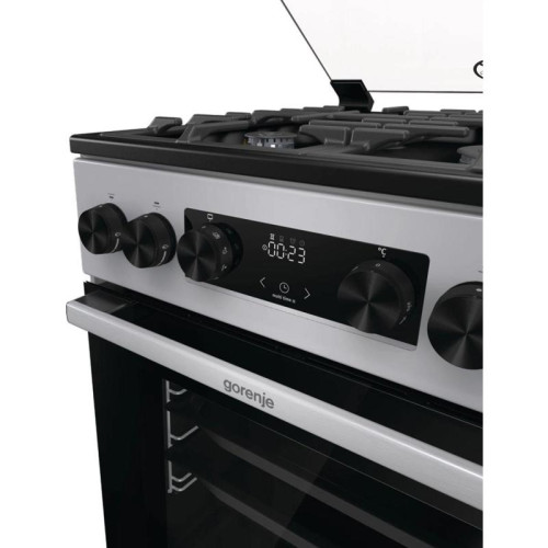 Плита Комбинированная Gorenje GK5C41SF серый (стеклянная крышка) реш.чугун