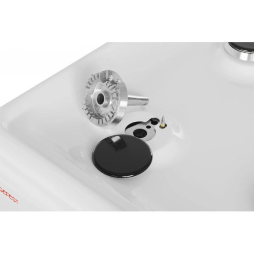 Плита Газовая Gefest ПГ 3200-08 К33 белый/черный (без крышки) реш.сталь