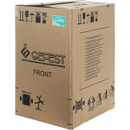 Плита Газовая Gefest CG 50M04 K73 белый (металлическая крышка) реш.чугун