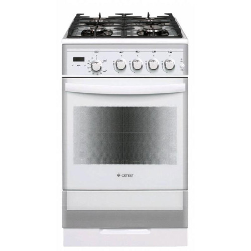 Плита Газовая Gefest ПГ 5500-03 0042 белый (без крышки) реш.чугун
