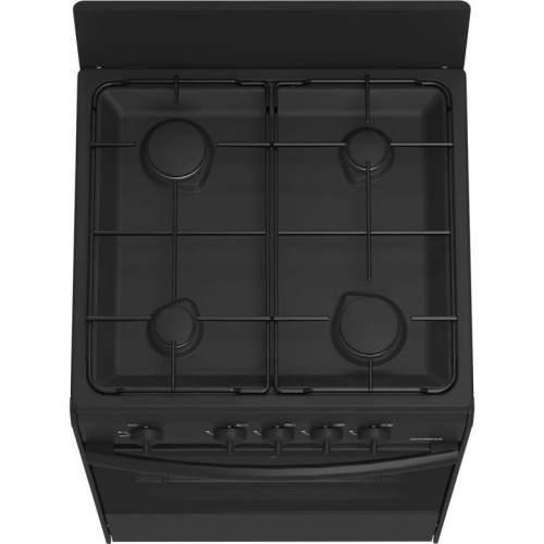 Плита Газовая Darina S GM 441 001 At антрацит/черный реш.сталь