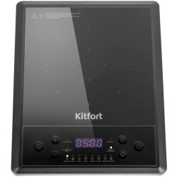 Плита Индукционная Kitfort КТ-158 черный стеклокерамика (настольная)