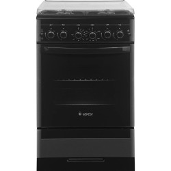 Плита Газовая Gefest ПГ 5300-02 0046 черный (стеклянная крышка) реш.чугун
