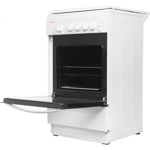 Плита Газовая Gefest CG 50M04 K73 белый (металлическая крышка) реш.чугун