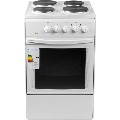 Плита Электрическая Flama AE 1406 W белый эмаль