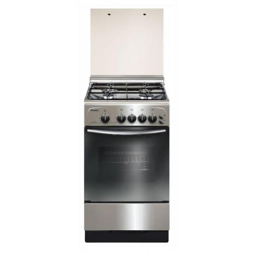 Плита Газовая Gefest ПГ 3200-06 К62 нержавеющая сталь (стеклянная крышка) реш.сталь