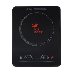 Плита Электрическая Kitfort КТ-102 черный стеклокерамика (настольная)