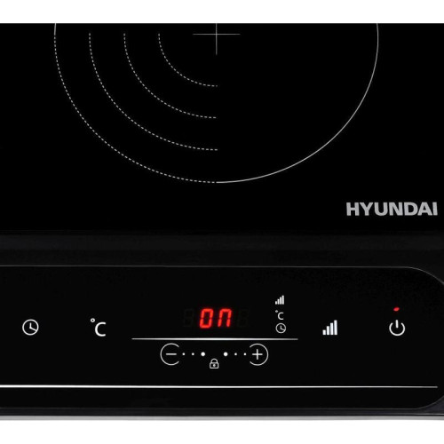 Плита Индукционная Hyundai HYC-0107 черный стеклокерамика (настольная)