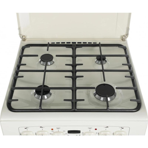 Плита Комбинированная Gefest ПГЭ 6102-03 0167 кремовый (металлическая крышка) реш.чугун