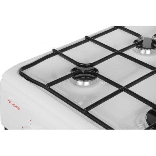 Плита Газовая Gefest ПГ 3200-08 К33 белый/черный (без крышки) реш.сталь