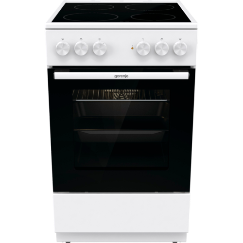 Тип плиты: электрическая, Тип варочной поверхности: электрическая, Цвет: белый, Гриль: Есть, Ширина, см: 50