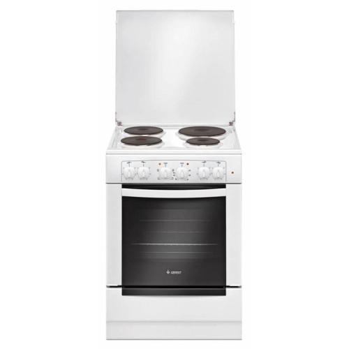 Плита Электрическая Gefest ЭП Н Д 6140-01 белый эмаль (металлическая крышка)