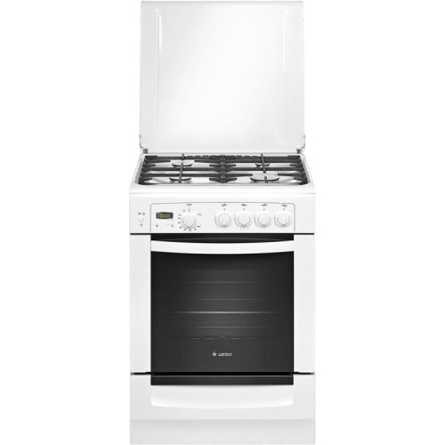 Плита Газовая Gefest 6100-03 белый (металлическая крышка) реш.чугун