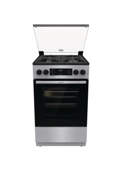 Плита Комбинированная Gorenje GK5C41SF серый (стеклянная крышка) реш.чугун