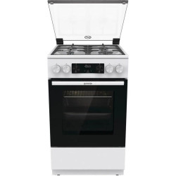 Плита Газовая Gorenje GGI5C22WF белый (стеклянная крышка) реш.чугун