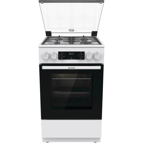 Плита Газовая Gorenje GGI5C22WF белый (стеклянная крышка) реш.чугун