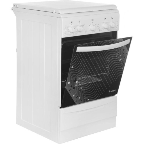 Плита Газовая Gefest ПГ 5100-02 0309 белый (металлическая крышка) реш.чугун