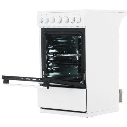 Электрическая плита Midea/ Электрическая плита Midea, отдельностоящая, электрическая варочная панель, 4 конфорки, механический таймер (120 мин), объем дух. шкафа 59 л, 4 режима нагрева, цвет белый