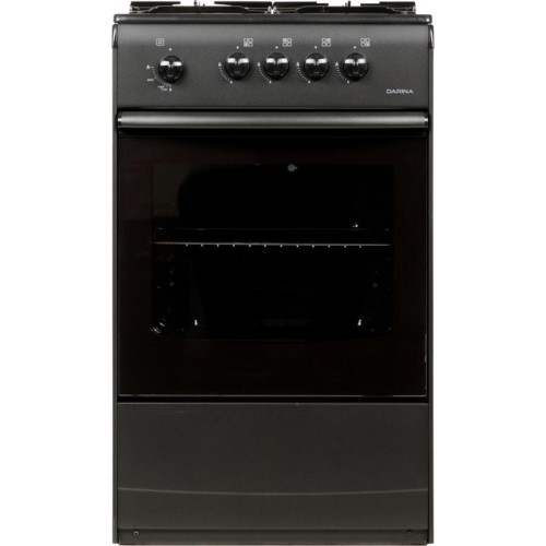 Плита Газовая Darina S GM 441 001 At антрацит/черный реш.сталь