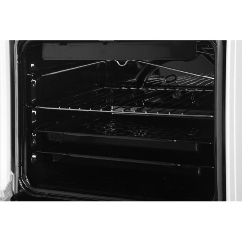 Плита Газовая Darina 1B KM 441 306 W белый/черный (стеклянная крышка) реш.сталь