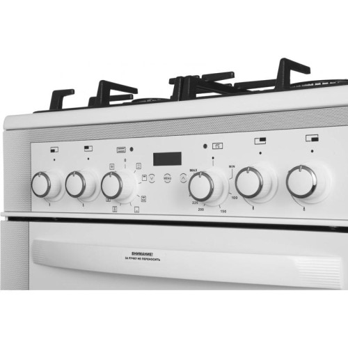 Плита Комбинированная Gefest ПГЭ 6502-03 0242 белый (без крышки) реш.чугун