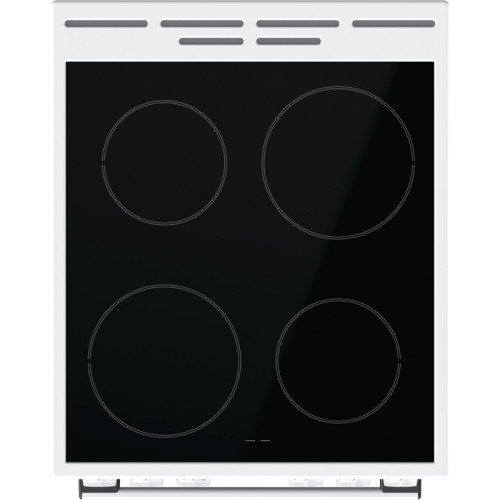 Тип плиты: электрическая, Тип варочной поверхности: электрическая, Цвет: белый, Гриль: Есть, Ширина, см: 50