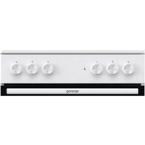 Плита GORENJE/ Плита электрическая, 4 конфорки, 4 режима духовки, белый цвет