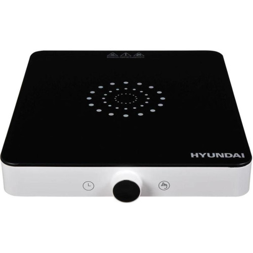 Плита Индукционная Hyundai HYC-0105 белый стеклокерамика (настольная)