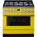 Варочные центры SMEG/ Portofino, Отдельностоящий варочный центр, 90*60 см, желтый