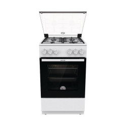 Плита Газовая Gorenje GG5A10WH белый (стеклянная крышка) реш.сталь