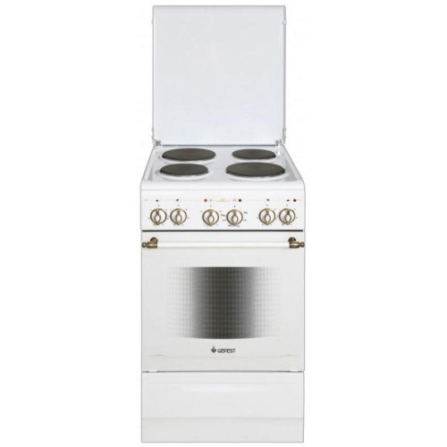 Плита Электрическая Gefest ЭП Н Д 5140-01 0121 белый эмалированный металл (металлическая крышка)