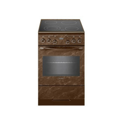 Плита Электрическая Gefest ЭП Н Д 5560-03 0054 коричневый/мрамор стеклокерамика (без крышки)