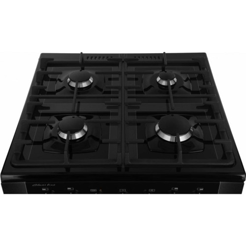 Плита Комбинированная Gefest ПГЭ 6502-02 0044 черный (без крышки) реш.чугун