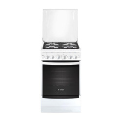 Плита Газовая Gefest 5100-02 белый (металлическая крышка) реш.чугун