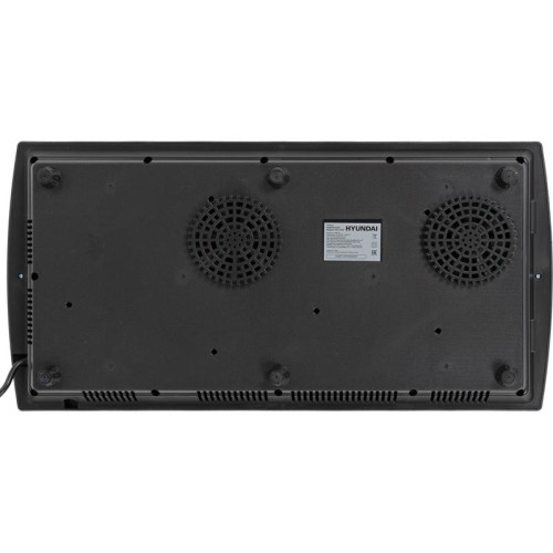 Плита Индукционная Hyundai HYC-0103 серебристый/черный стеклокерамика (настольная)