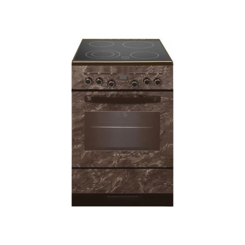 Плита Электрическая Gefest ЭП Н Д 6560-03 0054 коричневый/мрамор стеклокерамика (без крышки)