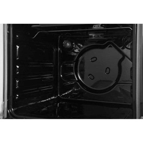 Плита Комбинированная Darina 1D KM 241 337 W белый/черный (стеклянная крышка) реш.сталь