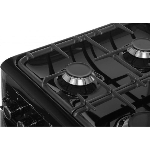 Плита Газовая Gefest ПГ 5300-02 0046 черный (стеклянная крышка) реш.чугун
