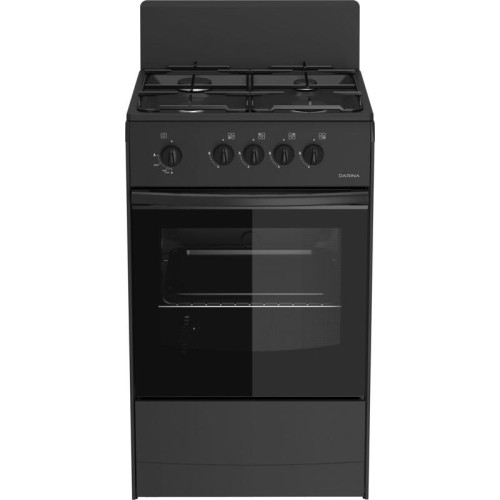 Плита Газовая Darina S GM 441 001 At антрацит/черный реш.сталь