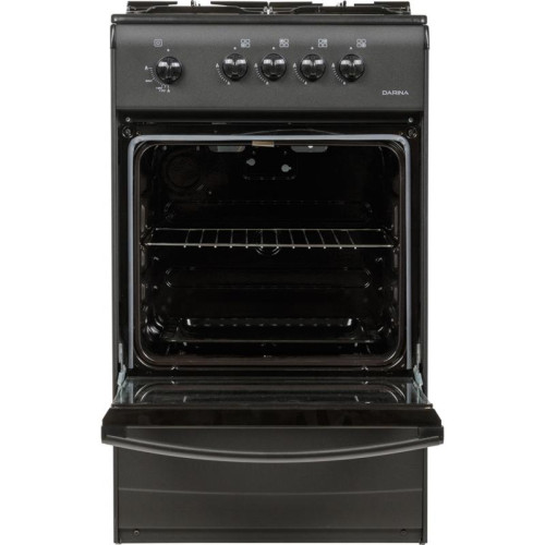 Плита Газовая Darina S GM 441 001 At антрацит/черный реш.сталь