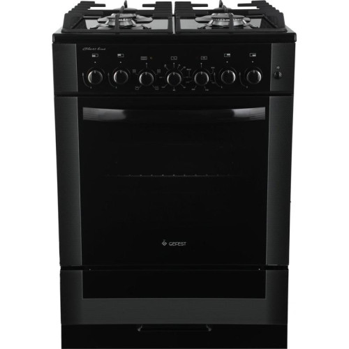 Плита Комбинированная Gefest ПГЭ 6502-02 0044 черный (без крышки) реш.чугун