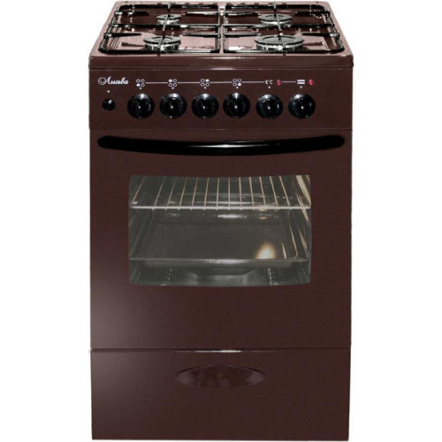 Плита Комбинированная Лысьва ЭГ 401 МС-2у коричневый (без крышки) реш.сталь