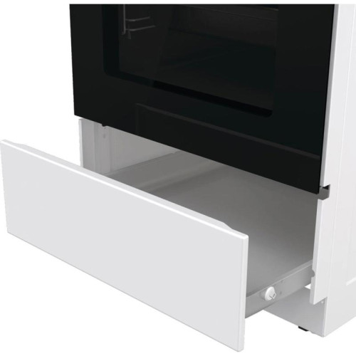 Плита Электрическая Gorenje GEC5C61WG белый стеклокерамика (без крышки)