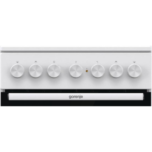 Плита Электрическая Gorenje GEC5B41WG белый стеклокерамика (без крышки)