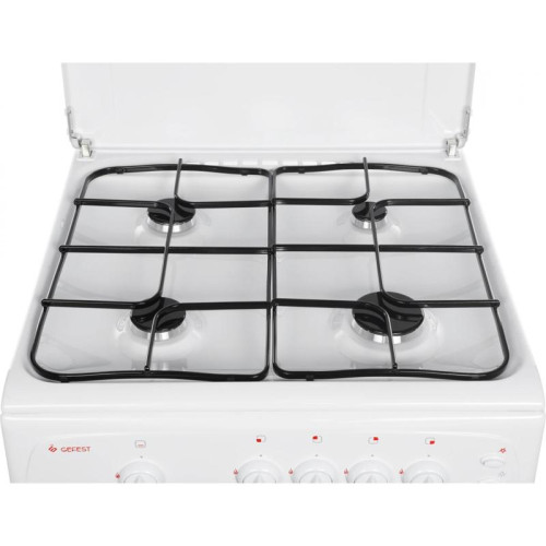 Плита Газовая Gefest ПГ 1200-С6 К33 белый (металлическая крышка) реш.сталь
