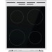 Плита Gorenje/ Плита Gorenje, полезный объем 63 л, эргономичные переключатели, эмаль SilverMatte, очистка паром, индикатор остаточного тепла для каждой конфорки, дверца CompactDoor 2 стекла + 1 термослой, стеклокерамическая варочная панель, цвет белый